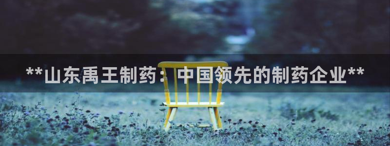 九游老哥俱乐部官网登录：**山东禹王制药：中国领先的制药企业**