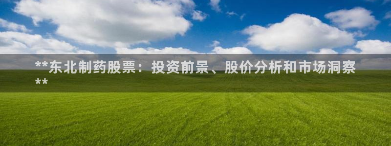 ag九游会老哥：**东北制药股票：投资前景、股价分析和市场洞察
**