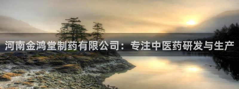 九游会老哥：河南金鸿堂制药有限公司：专注中医药研发与生产
