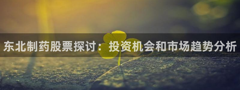 老哥俱乐部是干什么的啊：东北制药股票探讨：投资机会和市场趋势分析