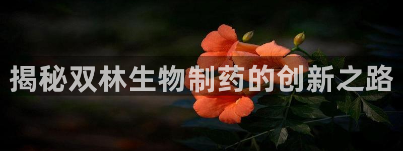 九游老哥俱乐部官网登录入口：揭秘双林生物制药的创新之路