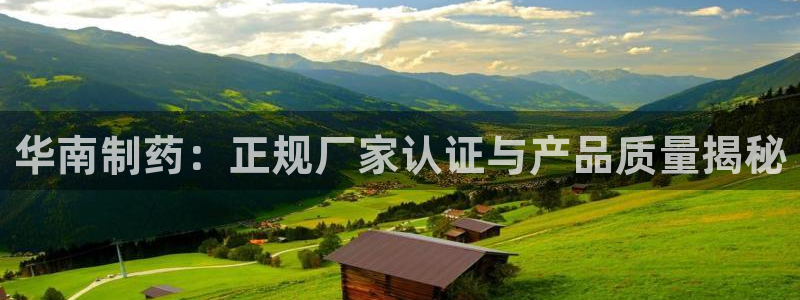 老哥吧九游会下架吗：华南制药：正规厂家认证与产品质量揭秘